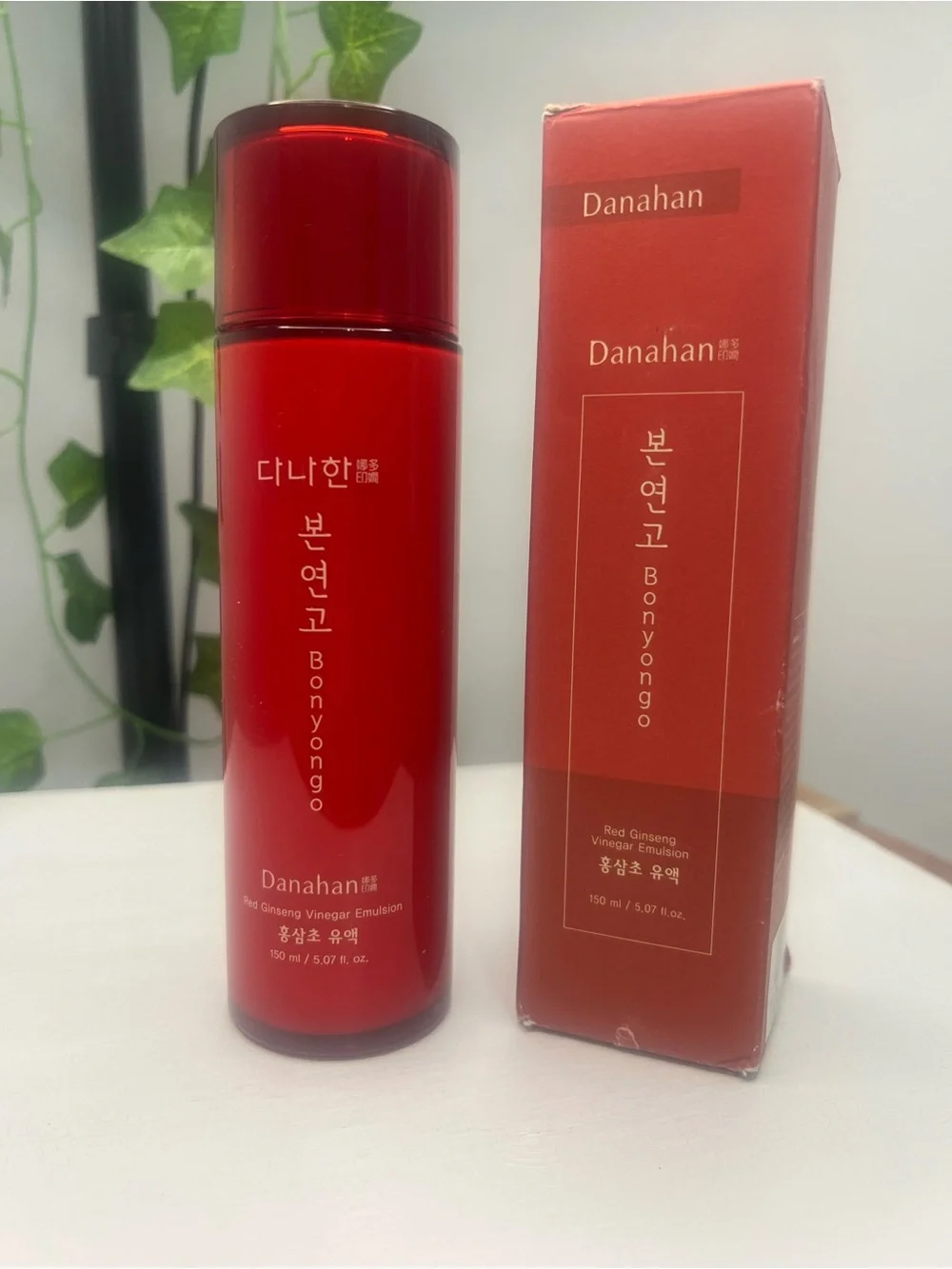 NWT Danahan Bonyongo Red Ginseng Vinegar Emulsion 150ml